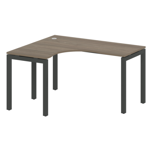 Стол криволинейный левый на П-обр. м/к Metal System Quattro 50БП.СА-3 (L)