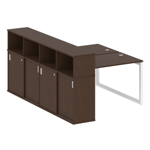 Бенч-система с шкафом-купе на О-обр. м/к Metal System Quattro 50БО.РС-СШК-4.2 фото 10