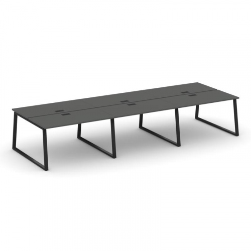 Style Project Рабочая станция 2-х сторон. SN-6T1.DRS-063 Акация Лорка/Металл Антрацит/Заглушка Пласт фото 8