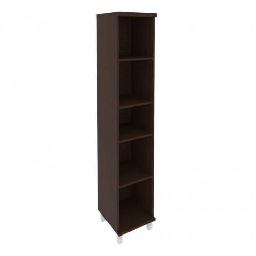 First Стеллаж высокий узкий KSU-1 Венге Цаво 401*432*2060 фото 3
