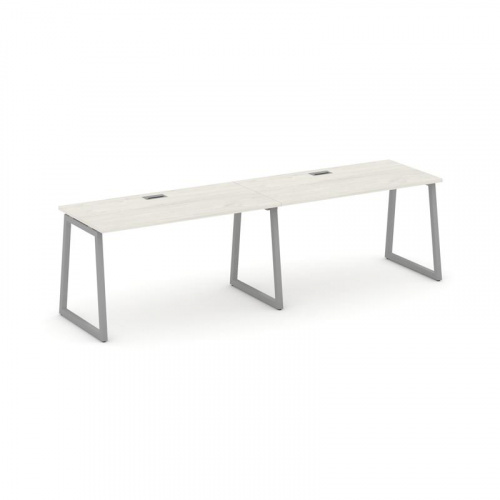 Style Project Рабочая станция 1 сторон. SN-4T1.ORS-024 Акация Лорка/Металл Антрацит/Заглушка Пластик фото 17