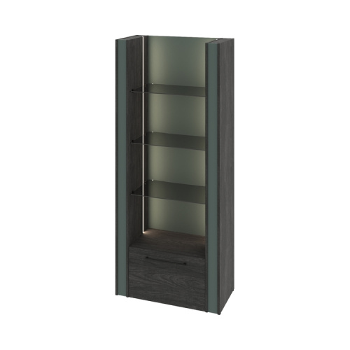 Стеллаж с подсветкой, стеклянными полками и ящиком Greenwood G-71 Стеллаж с подсветкой, стеклянными полками и ящиком Greenwood G-71