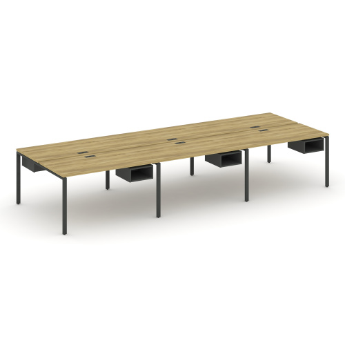 Бенч-система на 6 мест с подвесными тумбами Concept CN.DRS-144 фото 4 Бенч-система на 6 мест с подвесными тумбами Concept CN.DRS-144 фото 4