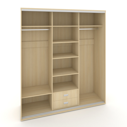 Корпус 3-х секционного шкафа высокого L=1619мм Maris SH.K3-1.1 K1