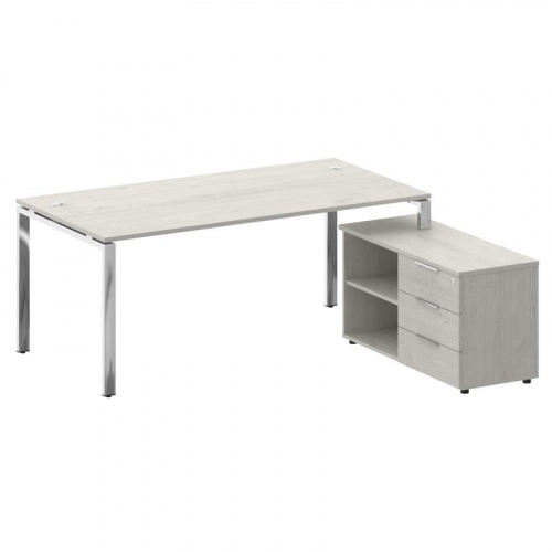 Стол руководителя с тумбой Metal System Direct БГ.СРТ-5.9 (R) фото 5