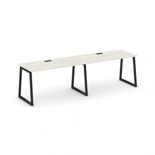 Style Project Рабочая станция 1 сторон. SN-4T1.ORS-024 Акация Лорка/Металл Антрацит/Заглушка Пластик фото 8