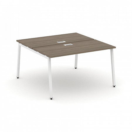 Style Project Рабочая станция 2-х сторон. SN-4A.DRS-013 Вяз Благородный/Металл Белый 1380*1432*750