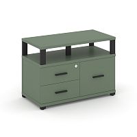 Тумба приставная с 2 ящиками Concept CN.TSP-006 B