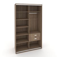 Корпус 2-х секционного шкафа высокого L=1300мм Maris SH.K2-3.1 K3