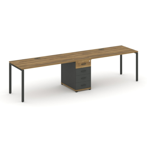 Бенч-система на 2 места с 1 опорной тумбой Concept CN.ORS-401 Бенч-система на 2 места с 1 опорной тумбой Concept CN.ORS-401