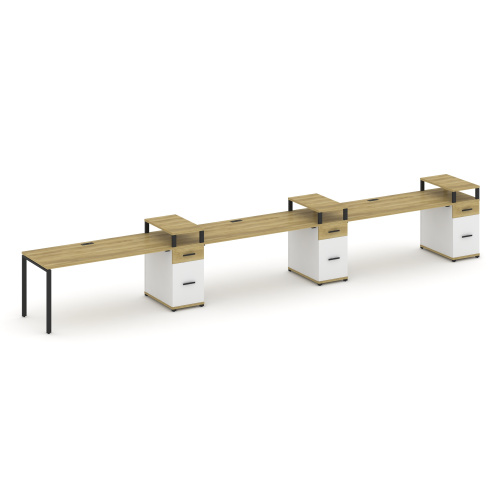 Бенч-система на 3 места с 3 опорными тумбами Concept CN.ORS-464 фото 6 Бенч-система на 3 места с 3 опорными тумбами Concept CN.ORS-464 фото 6