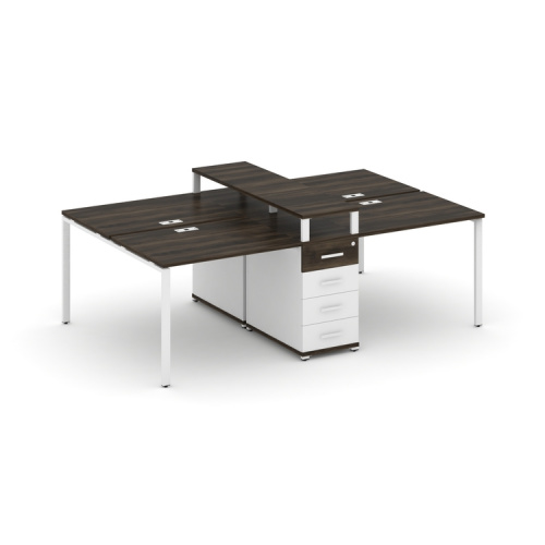 Бенч-система на 4 места с 1 опорной тумбой Concept CN.DRS-433 фото 10 Бенч-система на 4 места с 1 опорной тумбой Concept CN.DRS-433 фото 10