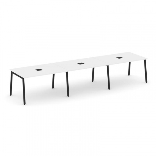 Style Project Стол переговорный SN-4A.SPRG-021 Тиквуд Светлый/Металл Антрацит 2940*980*750 фото 5 Style Project Стол переговорный SN-4A.SPRG-021 Тиквуд Светлый/Металл Антрацит 2940*980*750 фото 5