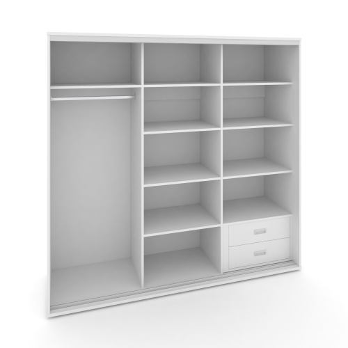 Корпус 3-х секционного шкафа низкого L=2519мм Maris SH.K3-7.2 K1 фото 7