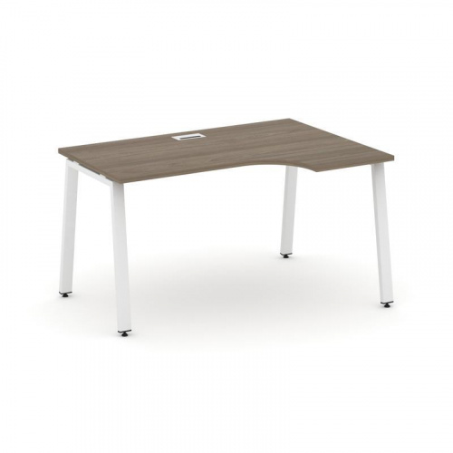 Style Project Стол рабочий эргоном. SN-6A.SPA-021(R) Белый/Металл Антрацит 1380*800/980*750 фото 26 Style Project Стол рабочий эргоном. SN-6A.SPA-021(R) Белый/Металл Антрацит 1380*800/980*750 фото 26