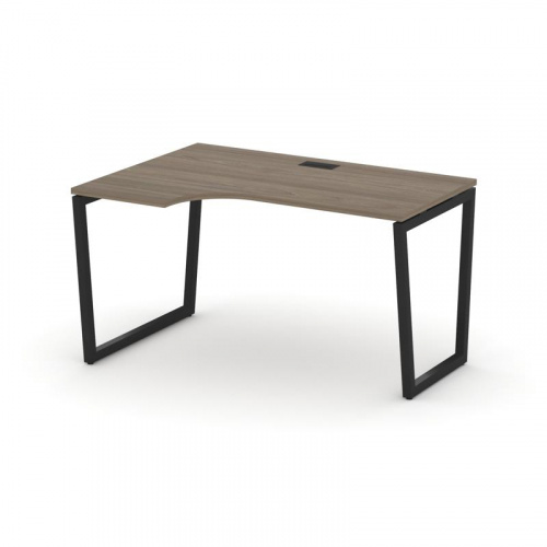 Style Project Стол рабочий эргоном. SN-4T2.SPA-022(L) Акация Лорка/Металл Антрацит/Заглушка Пластик фото 8
