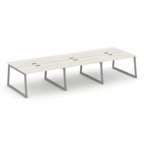 Style Project Рабочая станция 2-х сторон. SN-5T1.DRS-064 Акация Лорка/Металл Антрацит/Заглушка Пласт фото 11