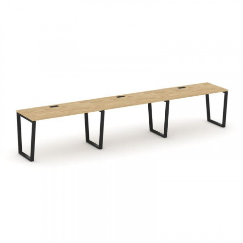 Style Project Рабочая станция 1 сторон. SN-6T2.ORS-033 Акация Лорка/Металл Антрацит/Заглушка Пластик