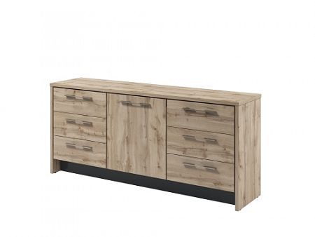 Тумба с 1 дверью и 6 ящиками Т-13-02ПР