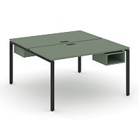 Бенч-система на 2 места с подвесными тумбами Concept CN.DRS-104