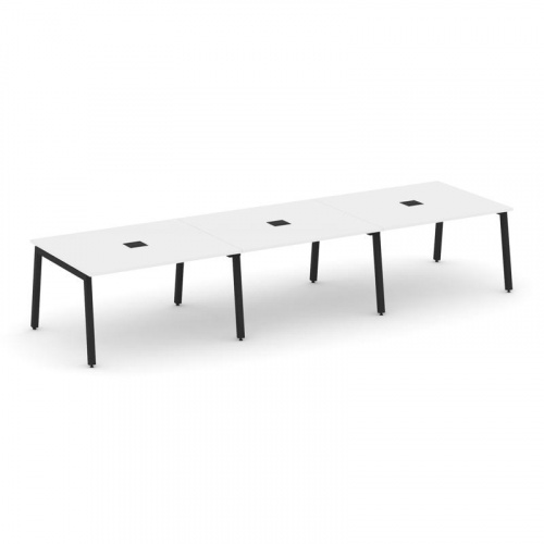 Style Project Стол переговорный SN-5A.SPRG-052 Дуб Табак/Металл Антрацит 3540*1180*750