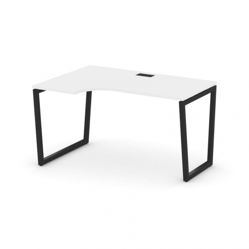 Style Project Стол рабочий эргоном. SN-4T2.SPA-022(L) Акация Лорка/Металл Антрацит/Заглушка Пластик фото 7