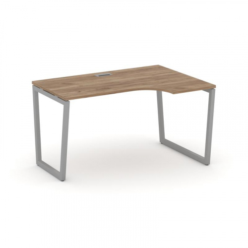 Style Project Стол рабочий эргоном. SN-4T2.SPA-002(R) Акация Лорка/Металл Антрацит/Заглушка Пластик фото 9