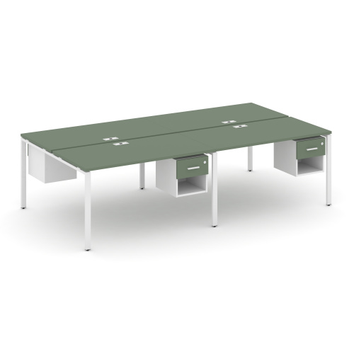 Бенч-система на 4 места с подвесными тумбами Concept CN.DRS-139 фото 5