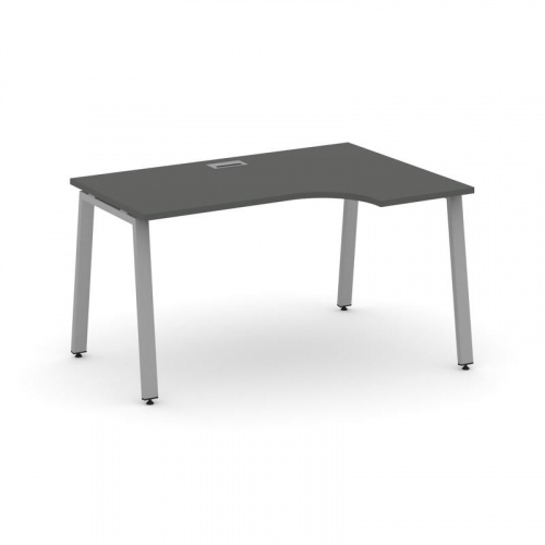 Style Project Стол рабочий эргоном. SN-6A.SPA-021(R) Белый/Металл Антрацит 1380*800/980*750 фото 6 Style Project Стол рабочий эргоном. SN-6A.SPA-021(R) Белый/Металл Антрацит 1380*800/980*750 фото 6