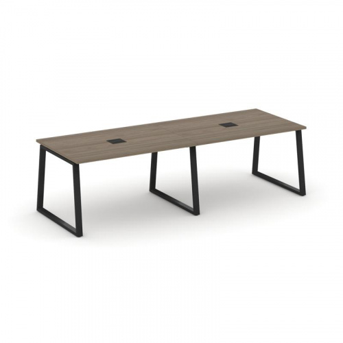 Style Project Стол переговорный SN-6T1.SPRG-012 Акация Лорка/Металл Антрацит/Заглушка Металл Антраци фото 5 Style Project Стол переговорный SN-6T1.SPRG-012 Акация Лорка/Металл Антрацит/Заглушка Металл Антраци фото 5