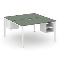 Бенч-система на 2 места с подвесными тумбами Concept CN.DRS-108