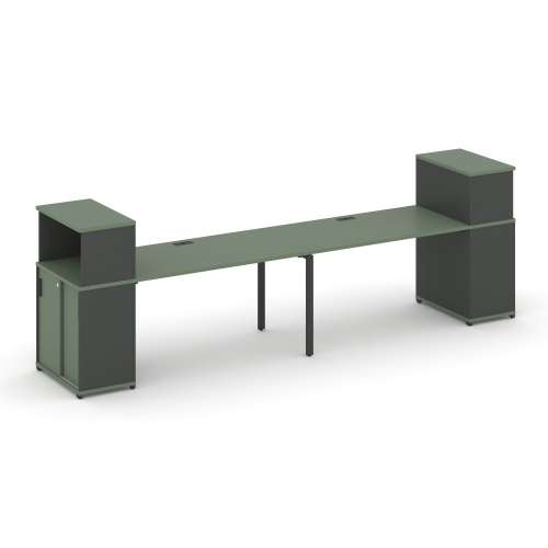 Бенч-система с опорным шкафом-купе Concept CN.ORS-237 фото 2 Бенч-система с опорным шкафом-купе Concept CN.ORS-237 фото 2