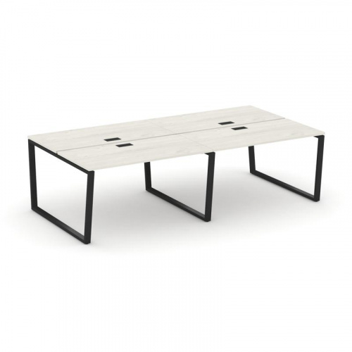 Style Project Рабочая станция 2-х сторон. SN-6T2.DRS-044 Акация Лорка/Металл Антрацит/Заглушка Пласт фото 4