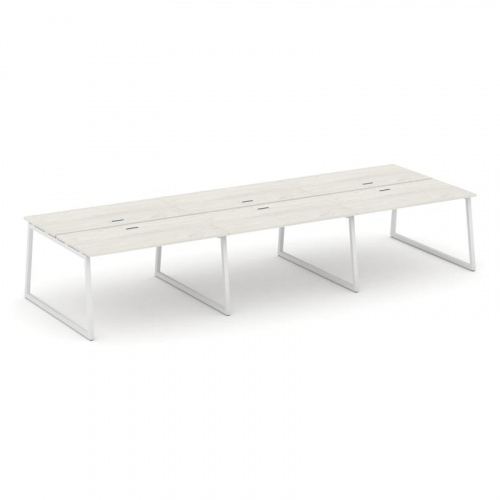 Style Project Рабочая станция 2-х сторон. SN-4T1.DRS-062 Акация Лорка/Металл Антрацит/Заглушка Пласт фото 18