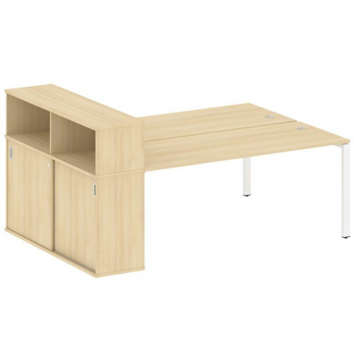 Бенч-система с шкафом-купе на П-обр. м/к Metal System БП.РС-СШК-2.5 Бенч-система с шкафом-купе на П-обр. м/к Metal System БП.РС-СШК-2.5