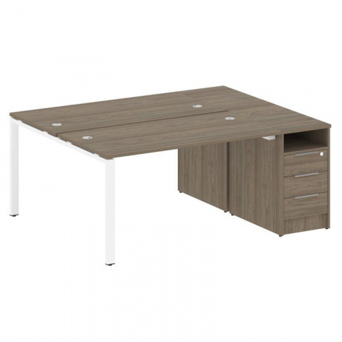 Бенч-система с тумбой на П-обр. м/к Metal System БП.РС-СТП-2.3 Бенч-система с тумбой на П-обр. м/к Metal System БП.РС-СТП-2.3