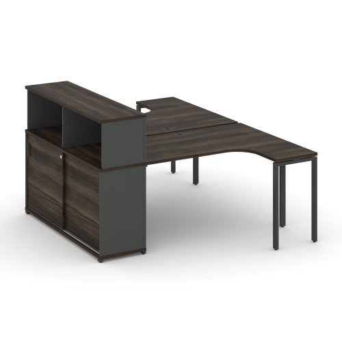 Бенч-система с опорным шкафом-купе с надставкой Concept CN.DSA-219 фото 3