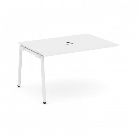 Style Project Проходной наб. элем. перег. стола SN-4A.NSPRG-003 Белый/Металл Белый 1380*980*750