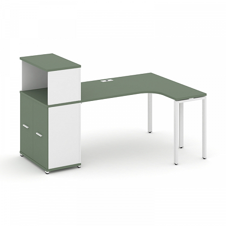 Стол эргономичный с опорным распашным шкафом Concept CN.SA-214(R)