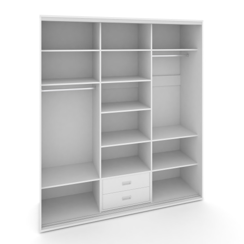 Корпус 3-х секционного шкафа высокого L=2669мм Maris SH.K3-8.1 K2 фото 5