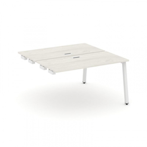 Style Project Стол-приставка к опор. элем. SN-5A.DPRS-002 Дуб Табак/Металл Белый 1180*1232*750 фото 18