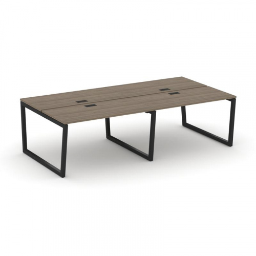 Style Project Рабочая станция 2-х сторон. SN-5T2.DRS-044 Акация Лорка/Металл Антрацит/Заглушка Пласт фото 6