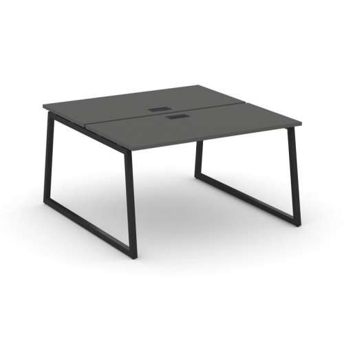 Style Project Рабочая станция 2-х сторон. SN-4T1.DRS-024 Акация Лорка/Металл Антрацит/Заглушка Пласт фото 4
