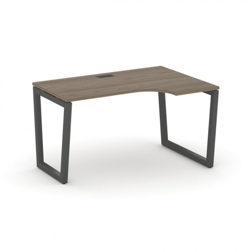 Style Project Стол рабочий эргоном. SN-5T2.SPA-002(R) Акация Лорка/Металл Антрацит/Заглушка Пластик фото 25