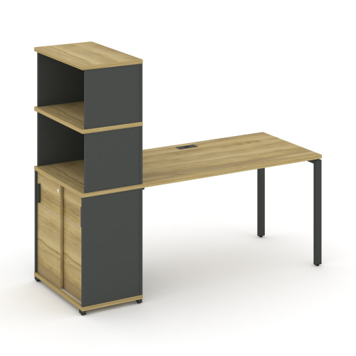 Стол офисный с опорным шкафом-купе Concept CN.SP-243