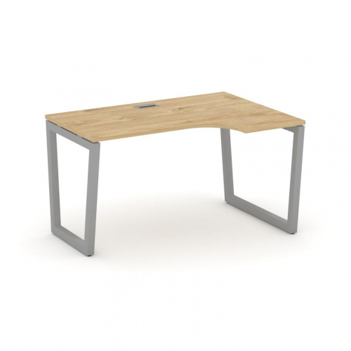 Style Project Стол рабочий эргоном. SN-5T2.SPA-002(R) Акация Лорка/Металл Антрацит/Заглушка Пластик фото 2