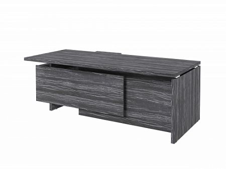 Стол с опорной тумбой FI-121R.DD Древесина Графит