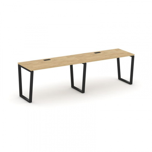 Style Project Рабочая станция 1 сторон. SN-6T2.ORS-024 Акация Лорка/Металл Антрацит/Заглушка Пластик