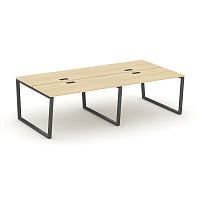 Style Project Рабочая станция 2-х сторон. SN-6T2.DRS-054 Акация Лорка/Металл Антрацит/Заглушка Пласт