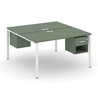 Бенч-система на 2 места с подвесными тумбами Concept CN.DRS-119